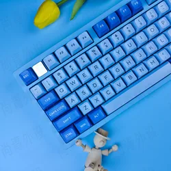 Class SA High Blue Fantasy Keycaps Light   Dark  Customized Mechanical Keyboard