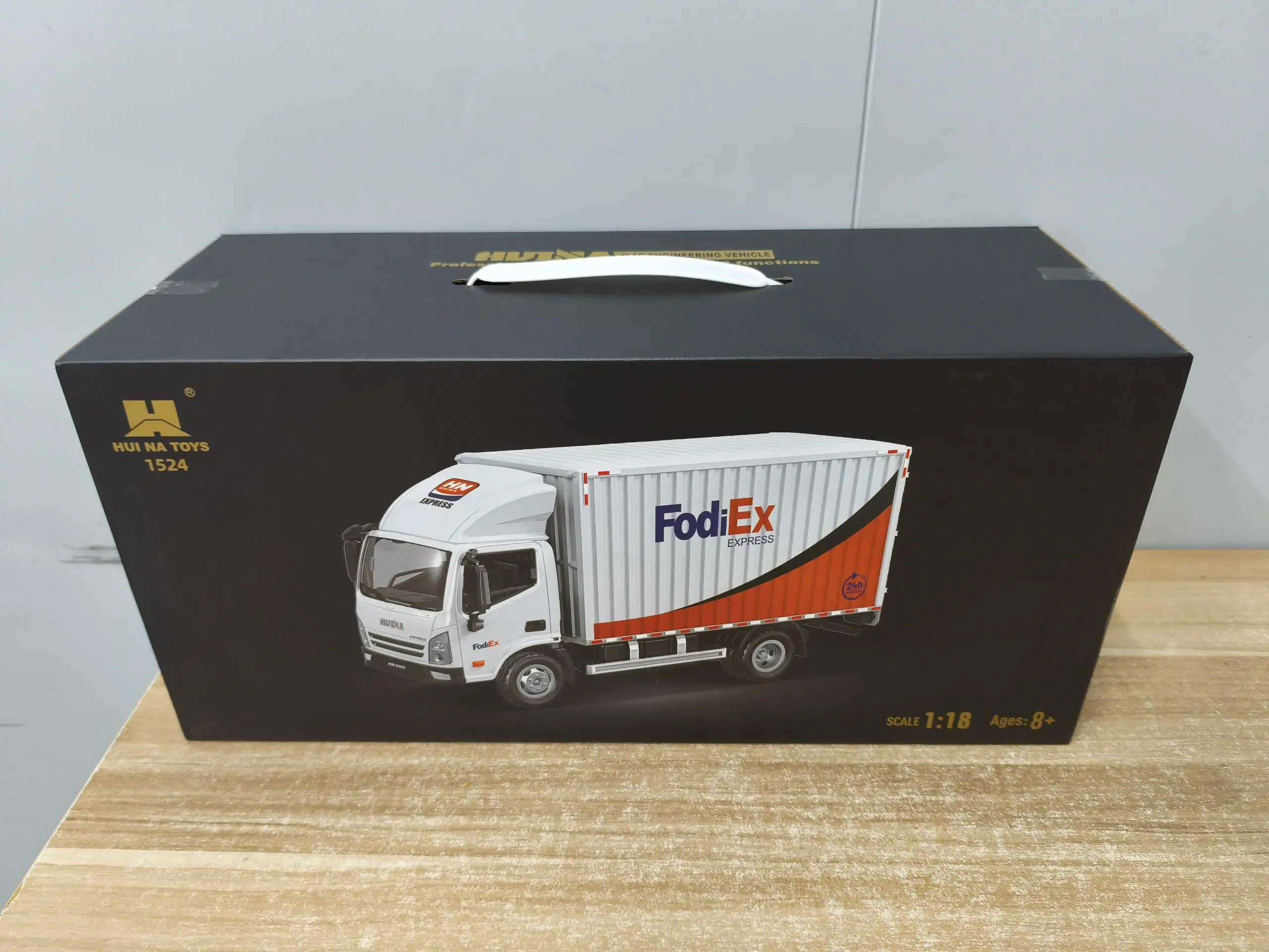 2025 Huina 524 Truck Express Model 1:18 12 Channel Semi Alloy Remote Control Car Boy Toy Gift Rc Car