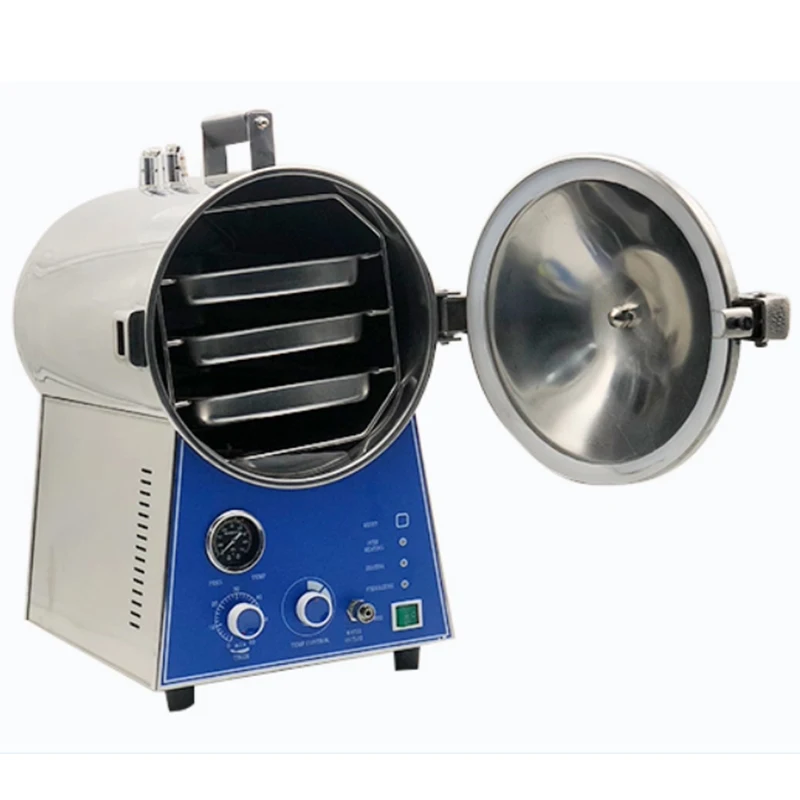 Sterilizzatore a vapore da 24 litri Sterilizzatore per autoclave sterilizzatore a vapore a pressione desktop interamente in acciaio inossidabile 1500W