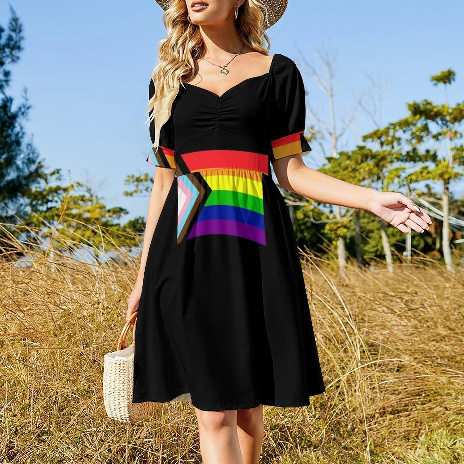 Progress Pride Flag Sleeveless Dress summer clothes for women dresses for woman 2024 Woman dresses womans clothing