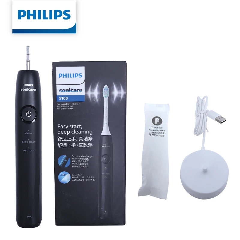 spazzolino-elettrico-sonico-philips-hx5070-diamondclean-serie-1-con-controllo-della-pressione-impermeabile-e-ricaricabile-per-adulti