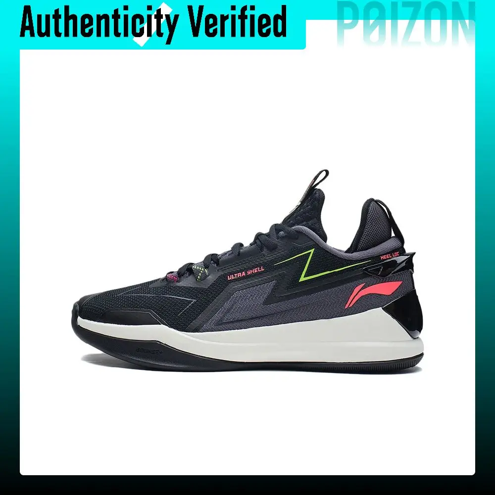 Li-Ning Sof Flash 2 Basketball Shoes Men's Mid-top Black ABAS099-2
