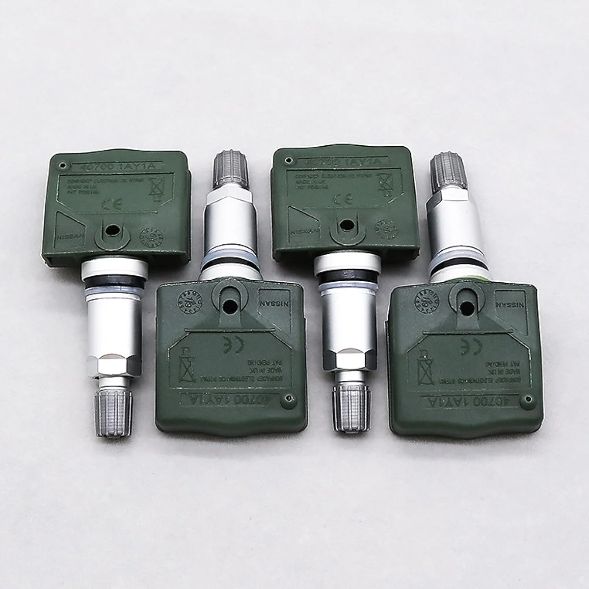 1/4 قطعة سيارة TPMS مراقبة ضغط الإطارات نظام الاستشعار لنيسان GT-R 2009 2010 2011 مستشعر تساوي ضغط الإطارات 40700-1AY1A 315 MHz #2