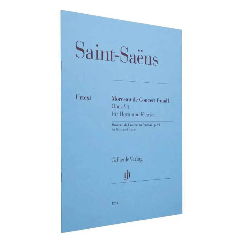 

HN1284 SaintSaens Morceau De Concert F Hr A Pn Rahmer Dominik G Henle Verlag 9790201812847 Book