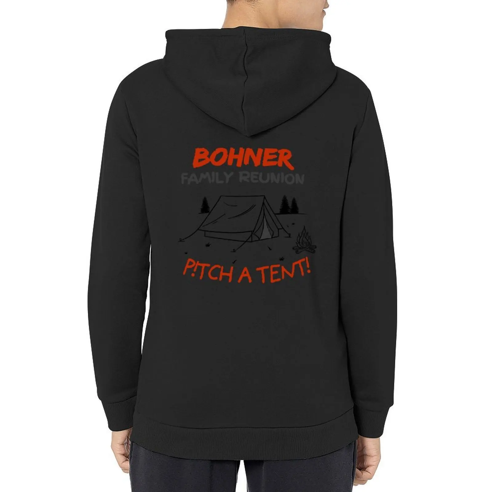 Bohner Name Pun Hoodie ملابس شتوية ملابس جمالية قميص بقلنسوة ملابس أنيمي هوديس للرجال