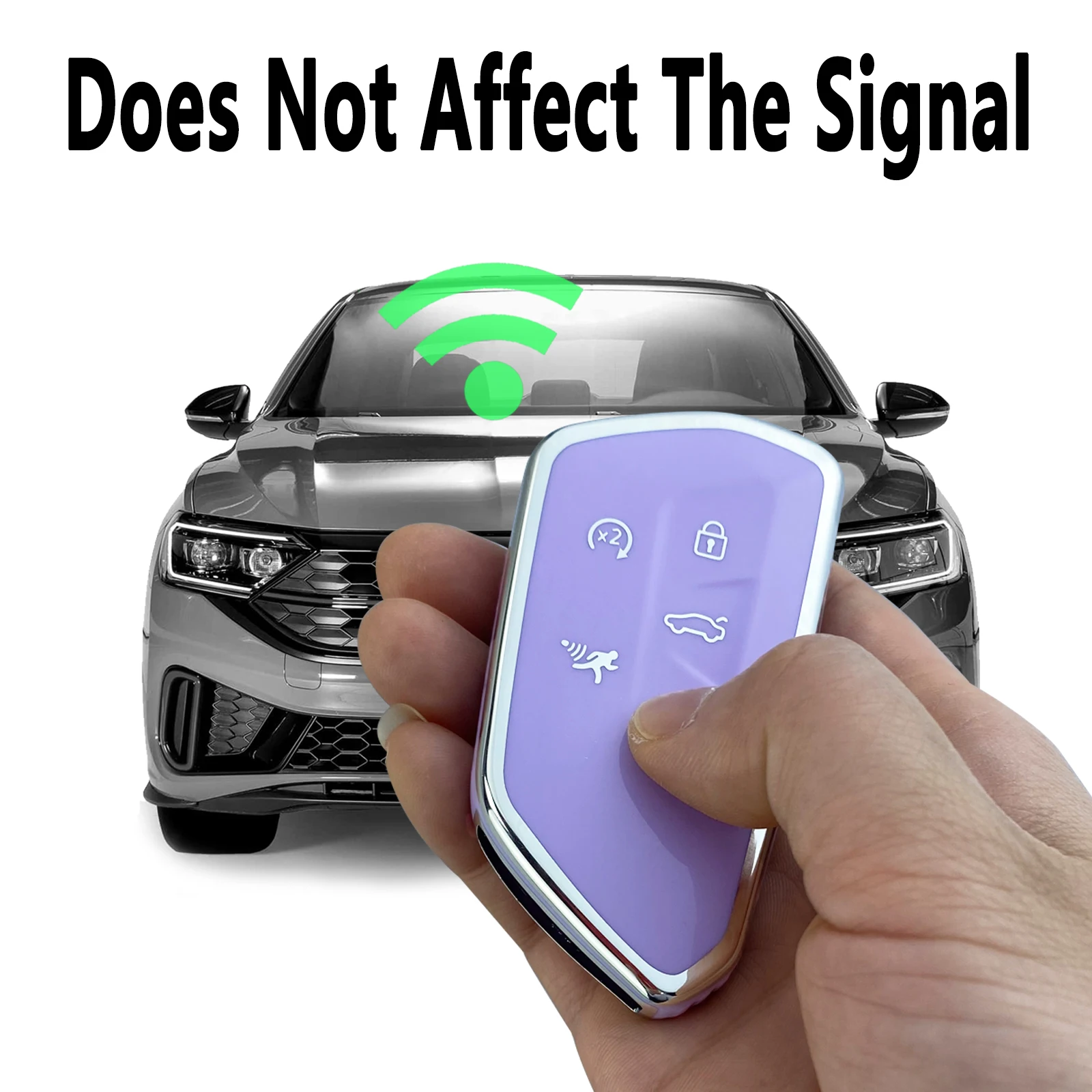 حافظة غطاء مفتاح فوب متوافقة مع ملحقات VW Golf 8 ID.3 ID.4 MK4 Tarraco Ateca Skoda Octavia #5