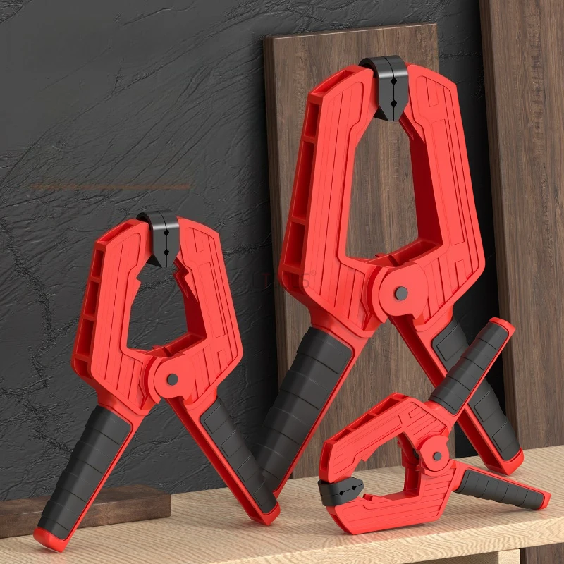

New Woodworking Clamps 3/4/6/9 Inch Multi-purpose Plastic Manual Fixers A-shaped Clip Anti-slip Strong Spring Clamps Durable