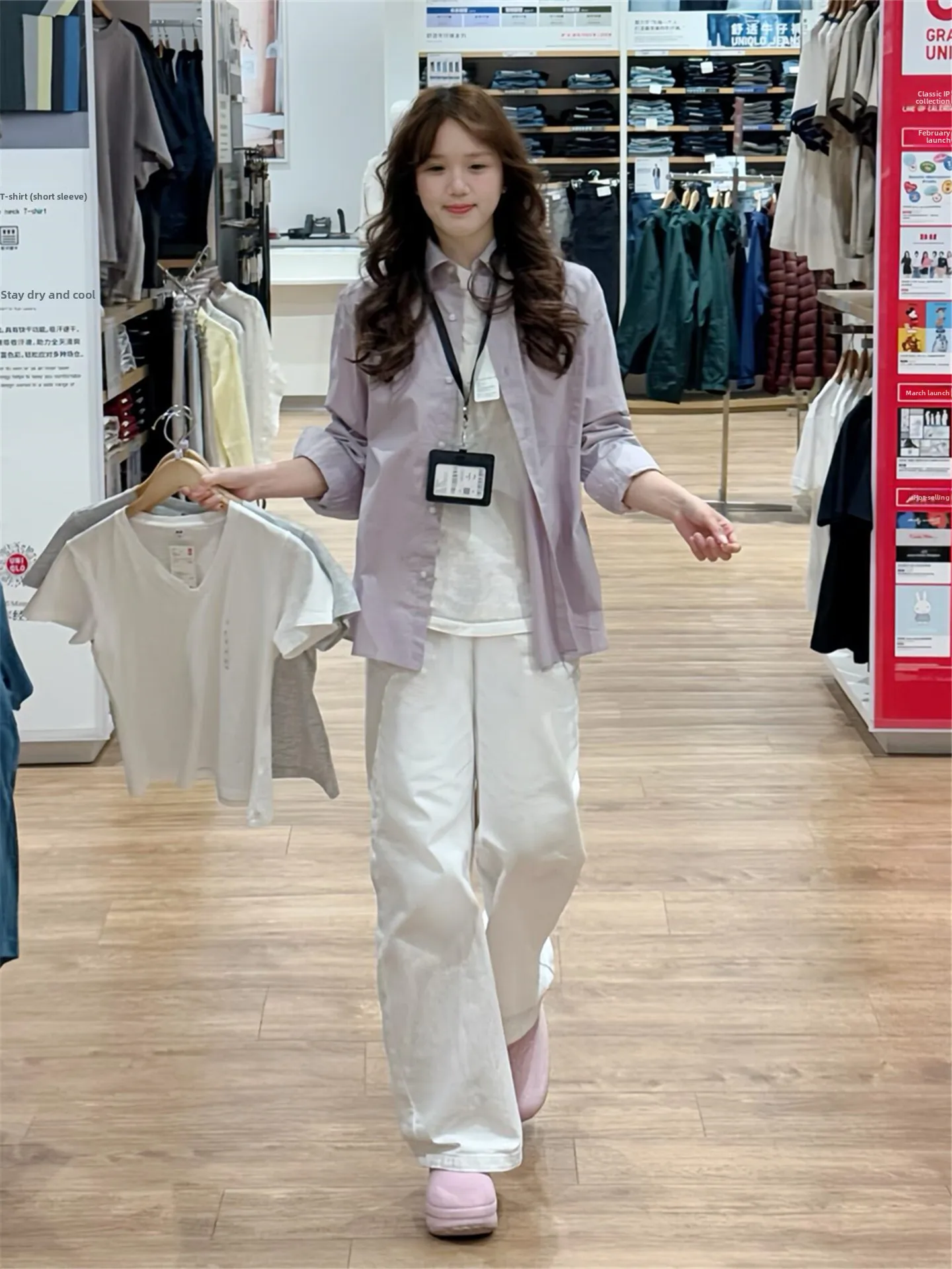 

Low Waist Extended Length Loose Fit Straight Leg Jeans Women's Casual Slimming Wide Leg Pants Spring Summer Cotton Denim