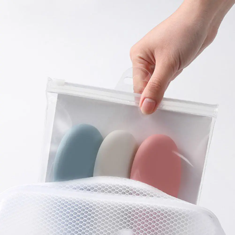3Pcs Portable Silicone Travel Bottles Leakproof Refillable Lotion Dispenser Toiletry Container for Shampoo Serum 60Ml