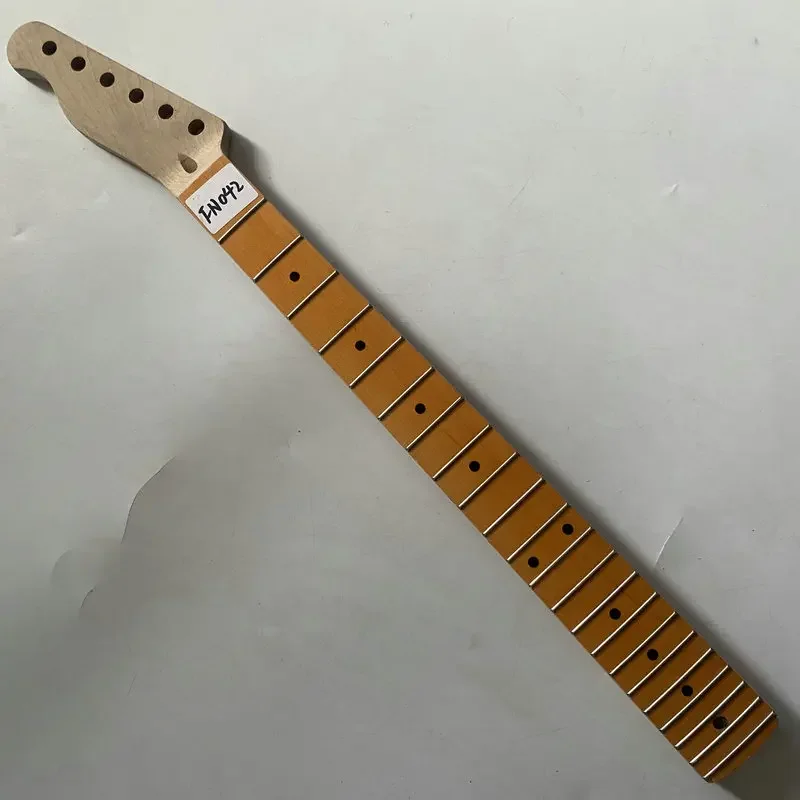 FN042  Paints Unfinsihed TL Electric Guitar Neck Maple Wood  for TELE Guitar Parts Left Hand Rosewood Trussrod Inlay