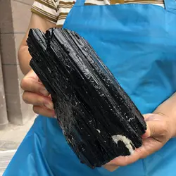 Natural Beautiful Black Tourmaline Quartz Specimen Crystal Home Demagnetization Decoration Energy Gem