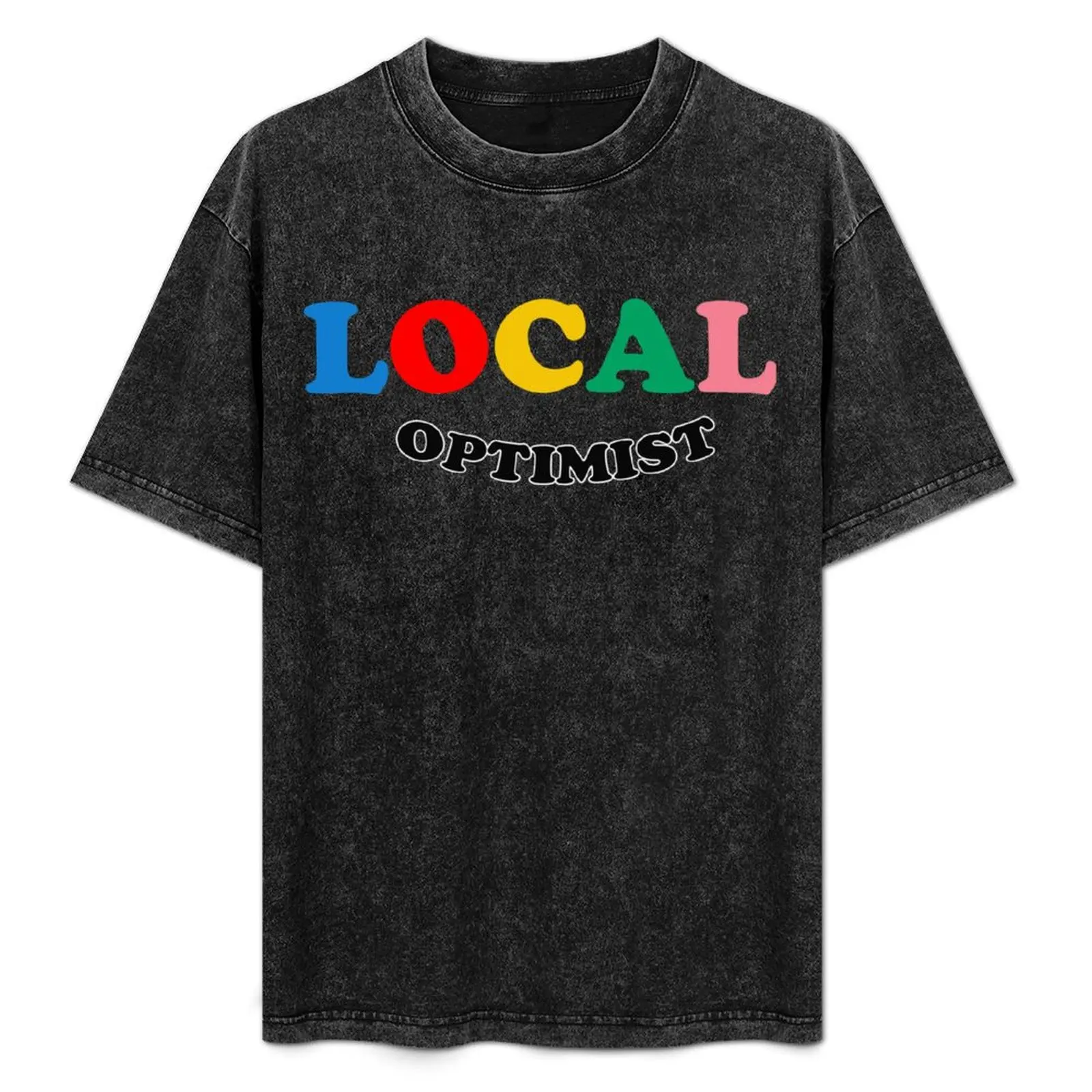 T-shirt Local optimist pour hommes de grande taille, idéal pour la gym