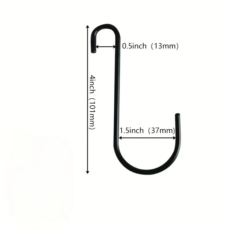 Heavy-duty door hanging plant hooks, garden hanging bracket hooks, suitable for indoor and outdoor plant hanging, bird feeders image 3