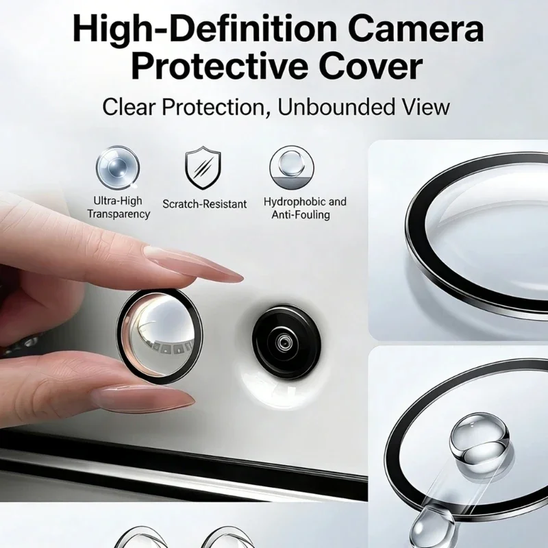 New Car Camera Lens 360 Panoramic Camera Protective Cover Anti-Scratch Dustproof Waterproof Parking Lens for Most SUV Sedan