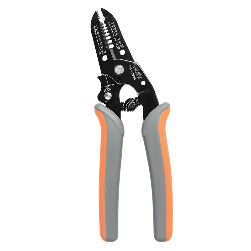 Multifunctional Fine Wire Stripper, AWG30/28/26 Electrical Cable Skinning Tool, Fiber Optic Wire Stripping Shear