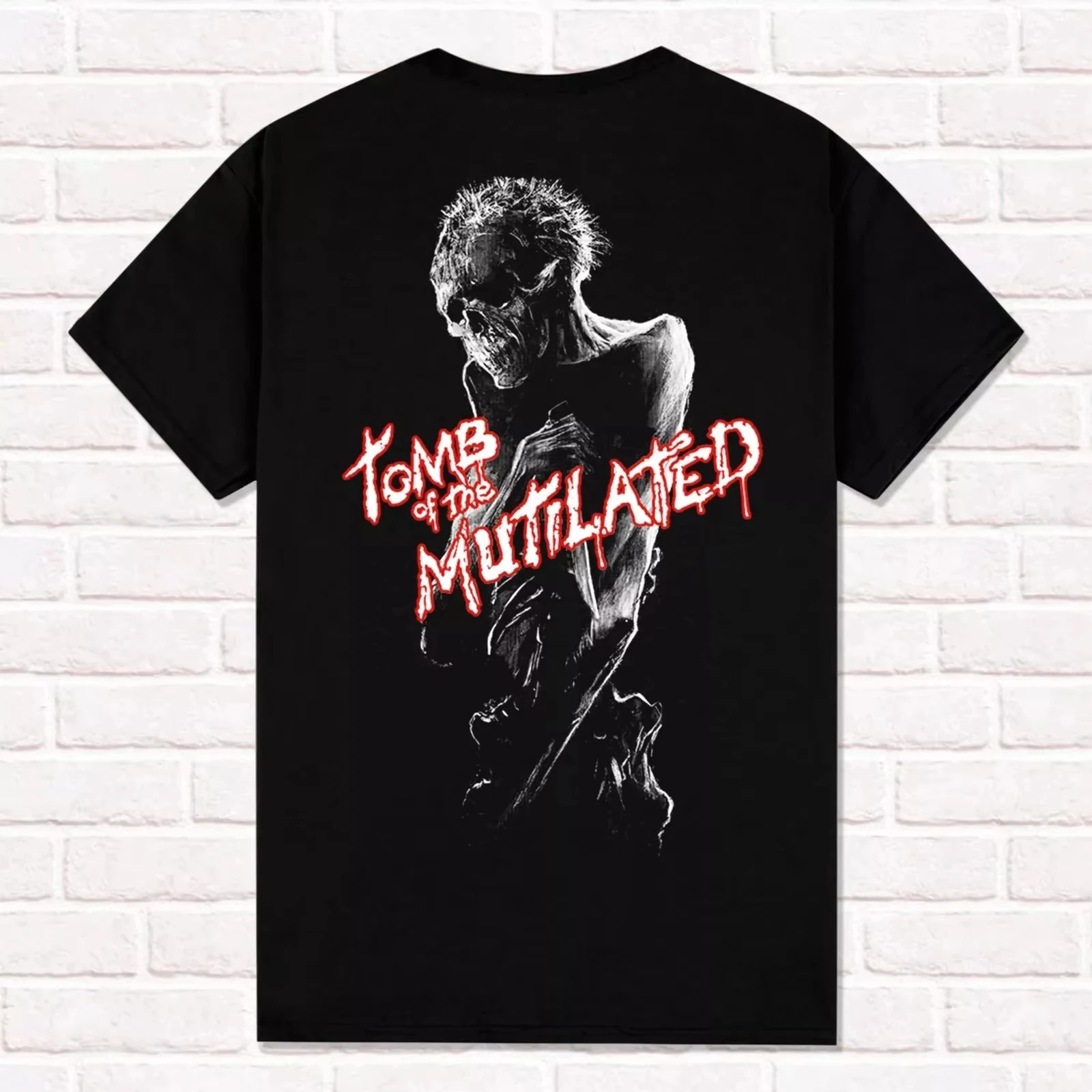 Cannibal Corpse Black T-Shirt Tomb of The Mutilated 1992 Brutal Death Metal Tees Tops Unisex Cotton Short Sleeve High Street