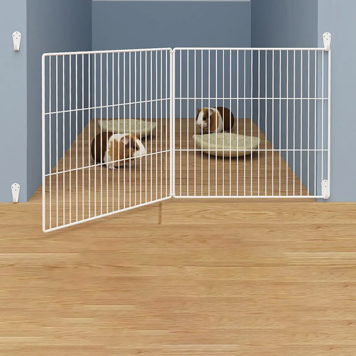 Pet Kitten Fence Encrypted Grids Free Splicing Cat Cage Rabbit Squirrel Small Pet Cage Puppy Cage Anti-Escape Grids Net Guinea Pig Fence Gate Fence