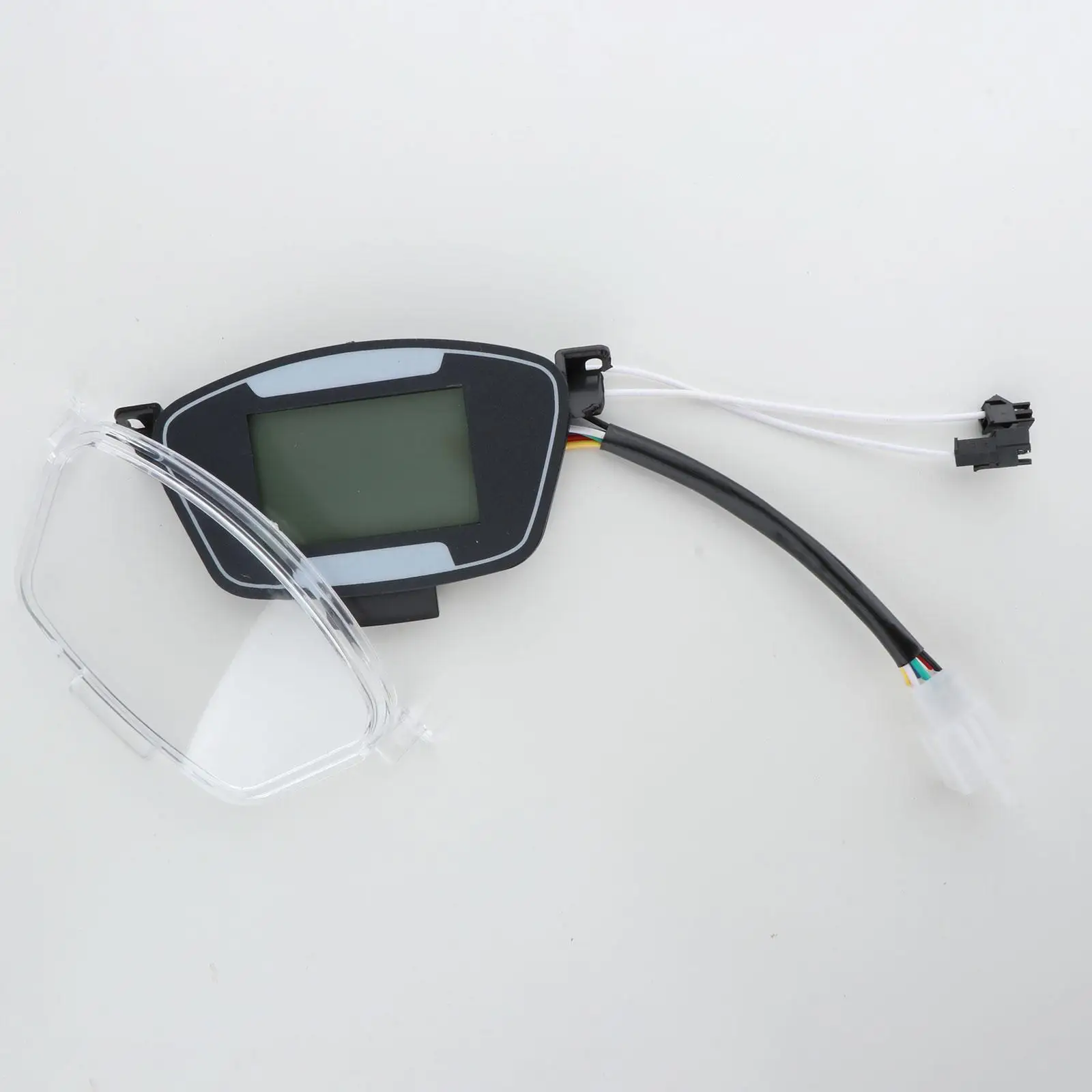 Motorcycle Digital Speedometer LED Odometer Tachometer Compact Easy Install Universal Gauge for Scooter Moped