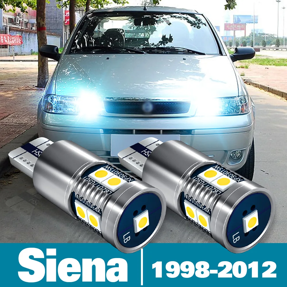 

2pcs LED Parking Light For Fiat Siena Accessories 1998-2012 2002 2003 2004 2005 2006 2007 2008 2009 2010 2011 Clearance Lamp