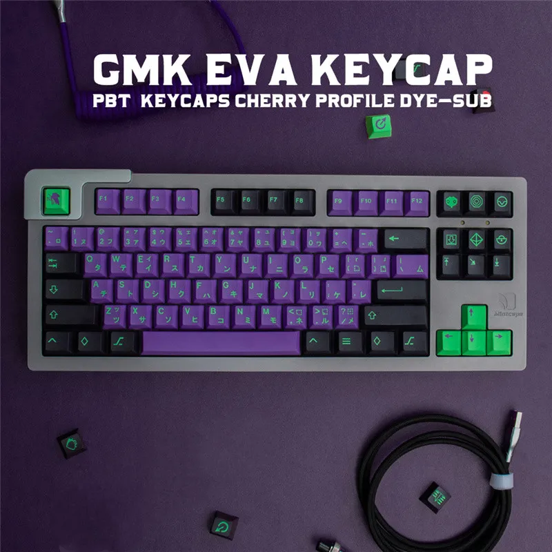 Cherry Profile GMK Mecha-01 Keycap PBT 23/129 Keys Keycaps For MX Switch Mechanical Keyboard