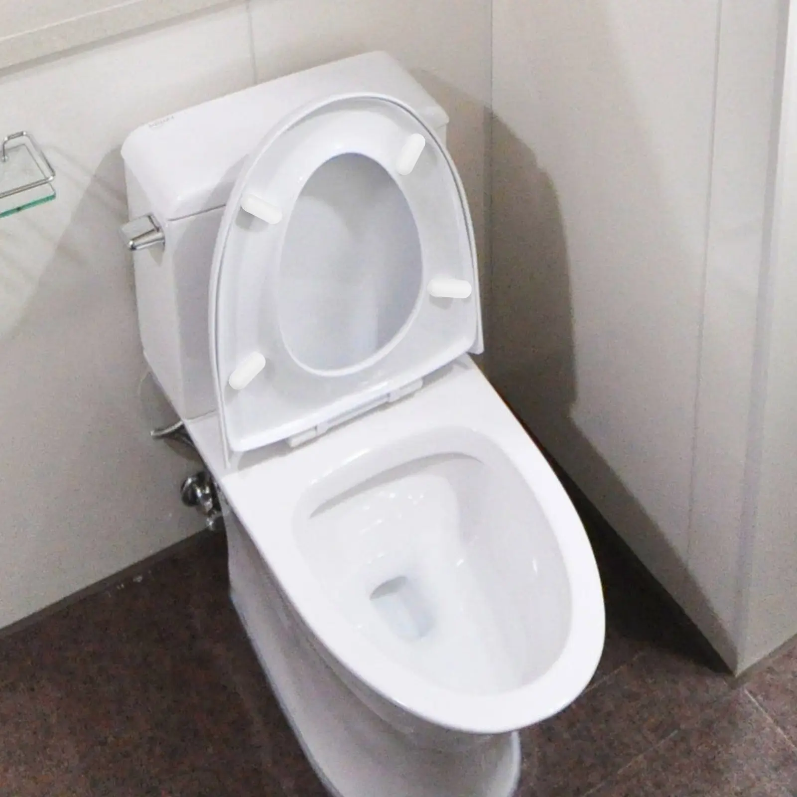 

Комплект из 8 прочных бамперов для сиденья унитаза, современный дизайн, не деформируются, для биде и унитазов, для ванной комнаты