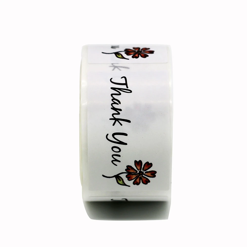 Rectangular Thank You Sticker 