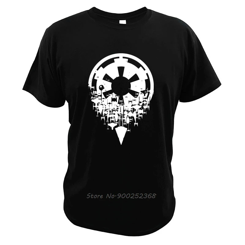 Fractured Rebellion T Shirt Hot Movie Jedi Knight Rebel Cool Digital Print Space Ship Tshirt Men Cotton Tees Streetwear