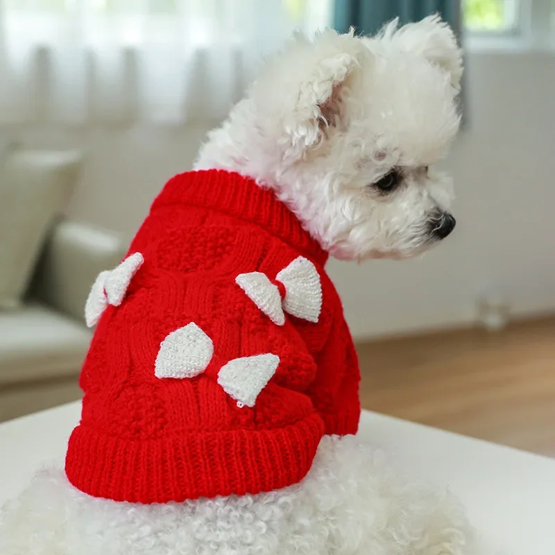 PETCIRCLE Dog Clothes New Year Sweater For Small Medium Dogs Puppy Cat Autumn Winter Pet Clothing Dog Costume Pet Supplies