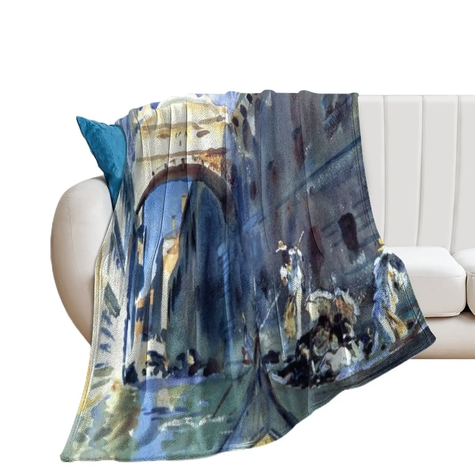 

John Singer Sargent - The Bridge of Sighs Venice Throw Blanket Softest Baby Blankets