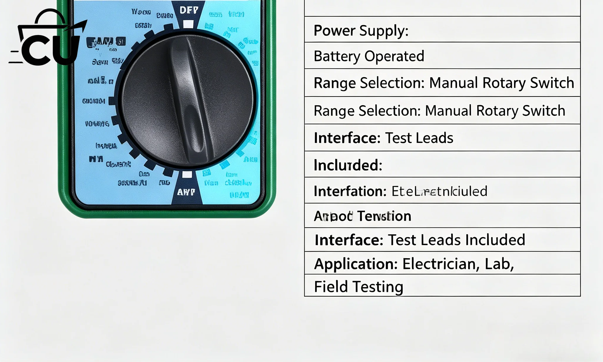 DY294 Multifunctional Digital Transistor Tester Semiconductor Analyzer Measure Diode Triode FET AC DC Voltage Capacitance