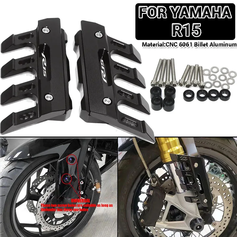 Untuk YZFR15 R15 2011-2020 Pelindung Bumper Sepeda Motor Dudukan Pelindung Samping Peredam Kejut Penutup Fender Depan Sli