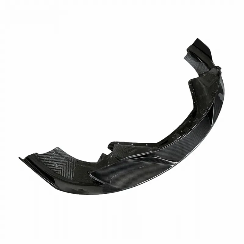 New Front Bumper Edge Upgrade Kit for McLaren 720S Modified R Style Carbon Fiber Front Bumper Lip Front Diffuser