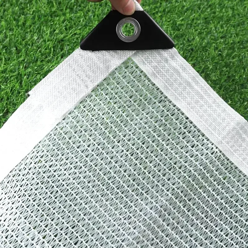 4/6Pin White Sun Shade Net Outdoor Anti-UV Sunshade Sail Garden Plant Shade Mesh Summer Gazebo Balcony Terrace Shading Nets