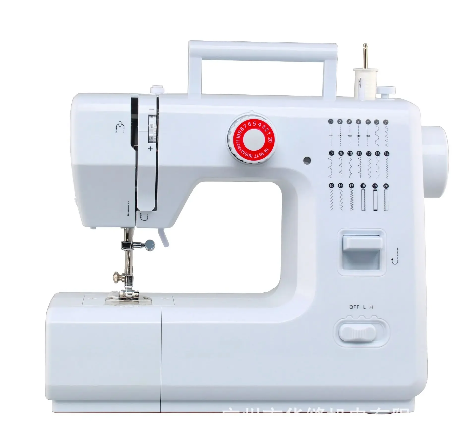 618 Mini Electric Zigzag Sewing Machine Household 20 Stitches Multifunctional Electric Machinery Sewing Machine