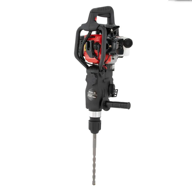 【Hot】33CC Powered Demolition Jack Hammer 1000W 30J Concrete Breaker Rock Drill for Ground Slotting Wall Trenching 2 Stroke