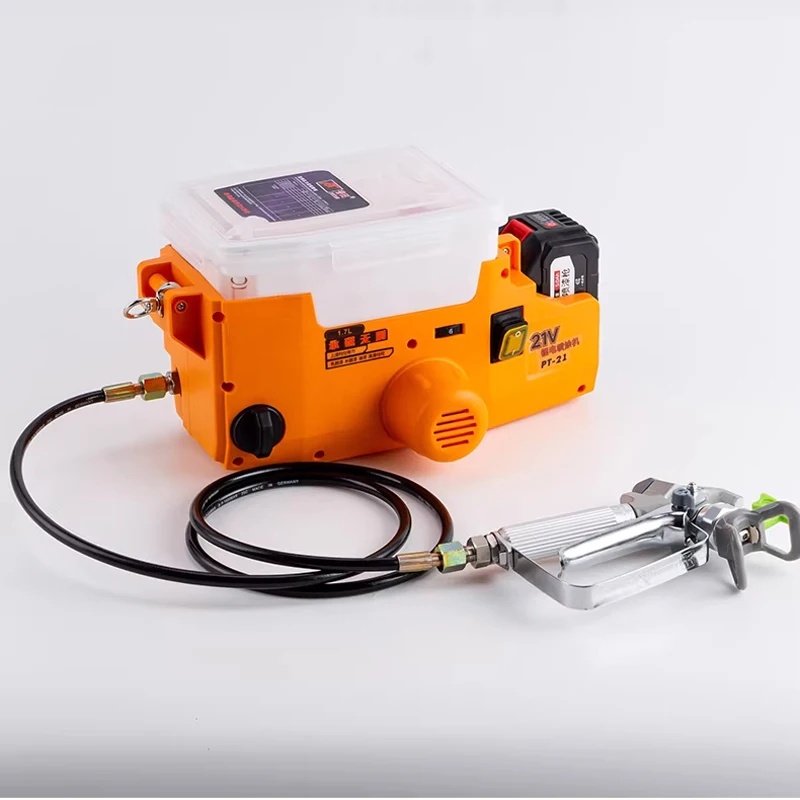 Lithium-Powered Backpack Airless Sprayer Portable High-Pressure Cordless Spraying Equipment Ideal for Wall Surfaces, Furniture,