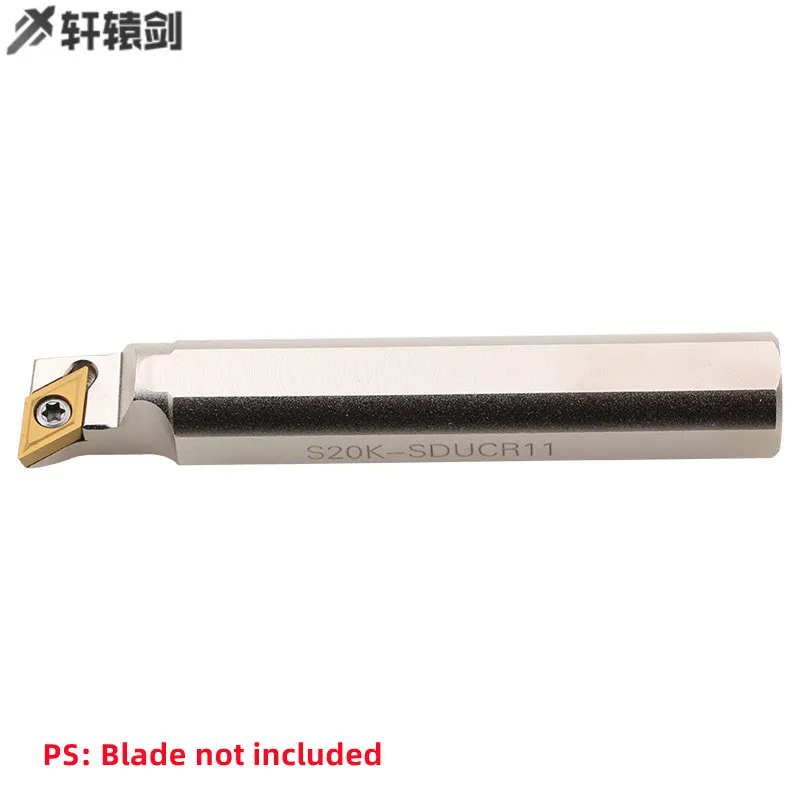 1pc s19.05k s20k s22k s25.4k s25k s20k sducl11 ferramenta de torneamento titular barra chata usado para dcmt070204 ferramentas de carboneto ferramenta de corte