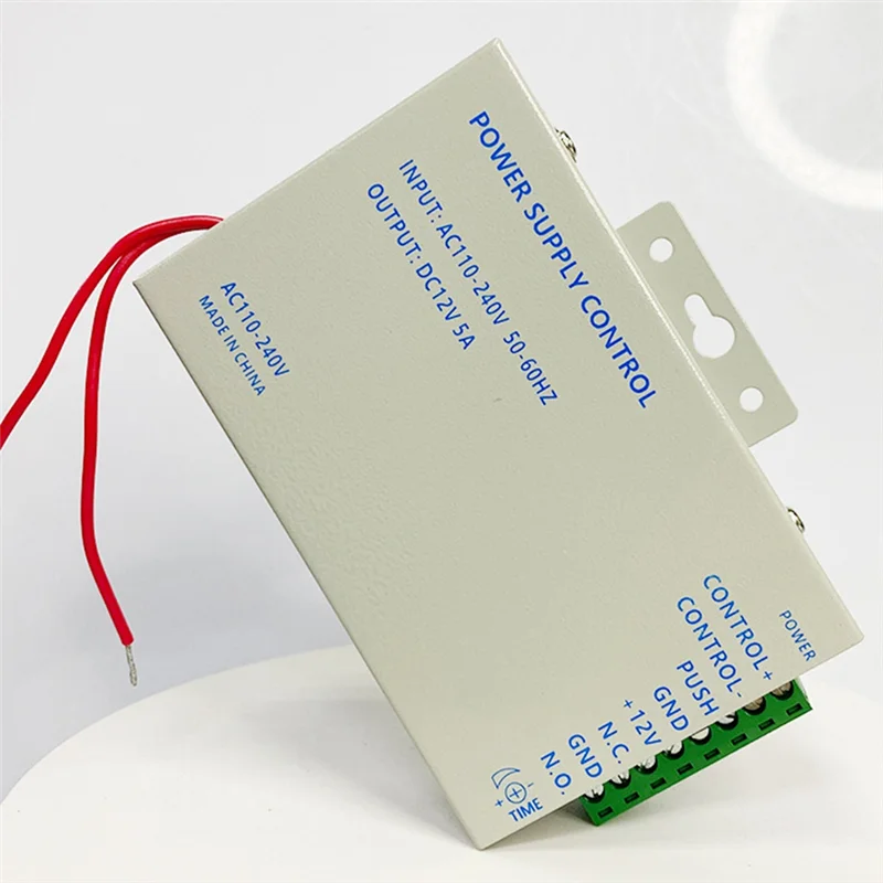 -A42U DC12V 5A ระบบควบคุมประตูแหล่งจ่ายไฟ AC 110-240V สําหรับล็อคอิเล็กทรอนิกส์ Face Access Control System