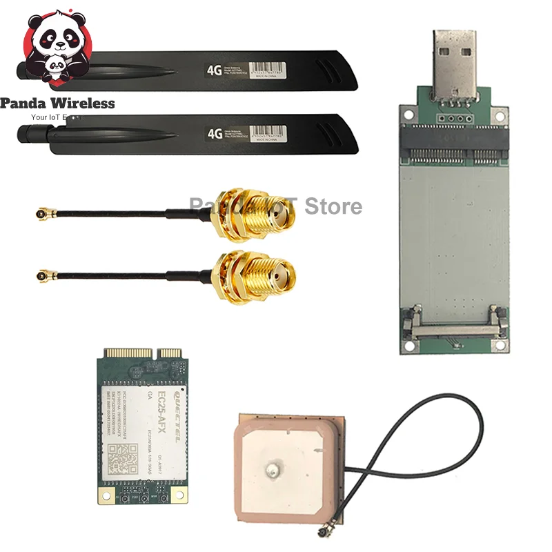 

Модуль Quectel Cat-4 LTE 4G EC25-AFX Mini PCIe поддерживает GPS Северная Америка, диапазон высокой скорости подключения B2/B4/B12 FDD-LTE/TDD-LTD