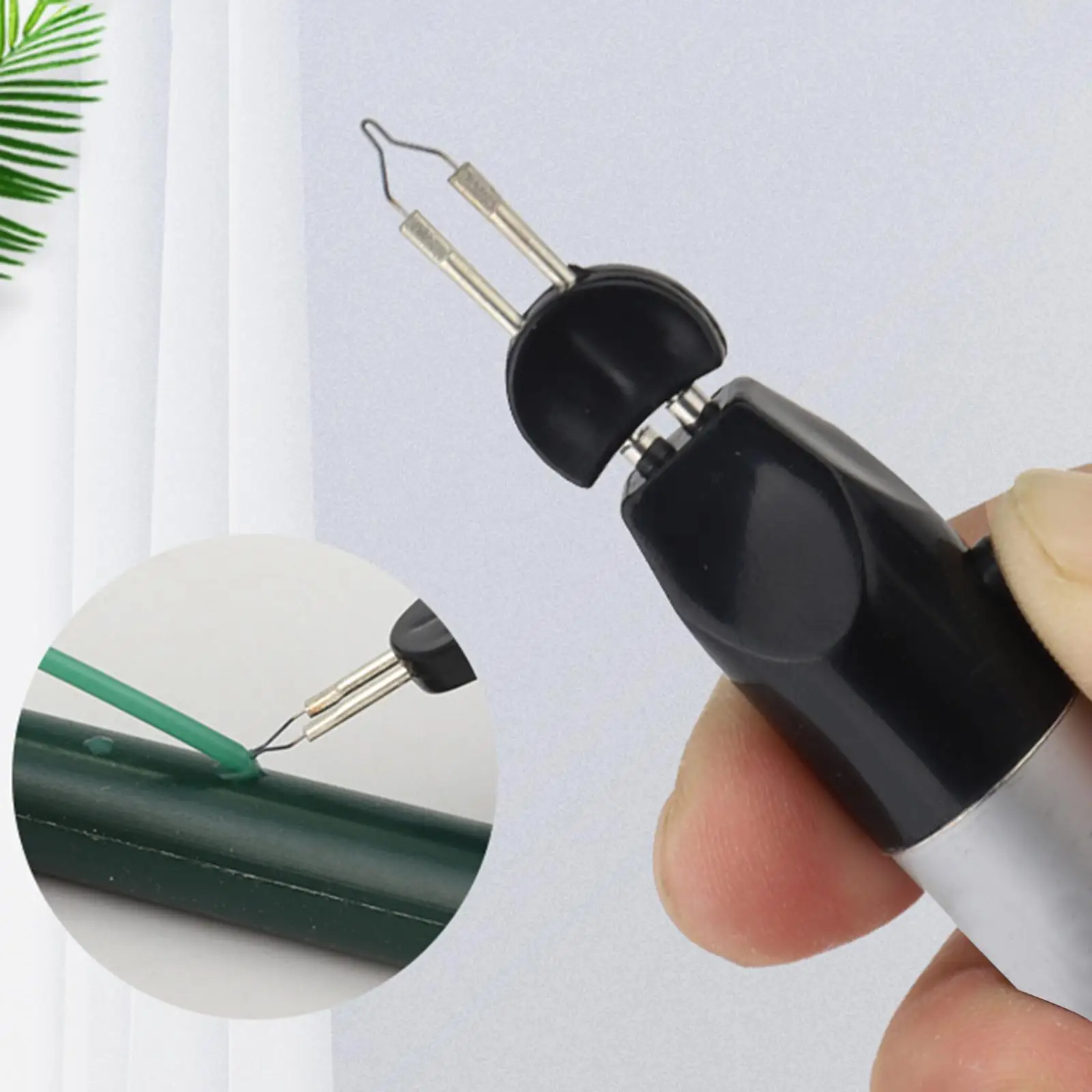 Thread Burner Replacement Tip Tungsten Wire Fine Tip for Jewelry Making Tools Trim Melt Thread One Touch for Bracelet Necklace