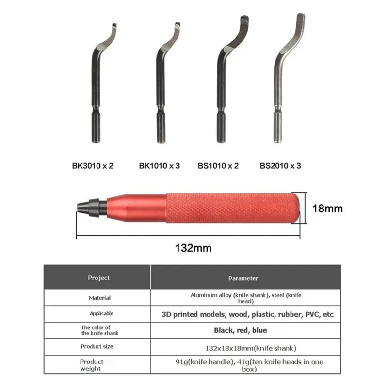 Replacement Blades Included Hand Deburring Tool Kit R3000 Deburring Tool Deburring System Handle For Metal PVC