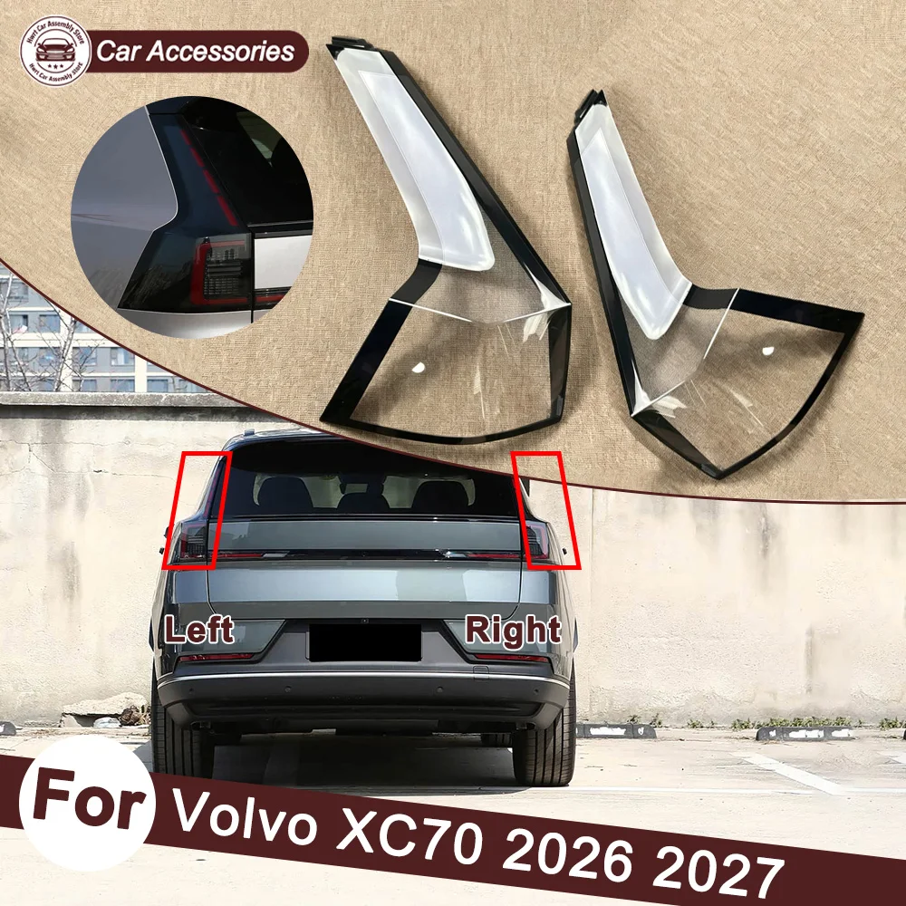 Rückleuchtengehäuse für Volvo XC70 2026 2027 Autozubehör Rücklichtabdeckung Rückleuchtengehäuse Bremslichtmaske Plexiglas