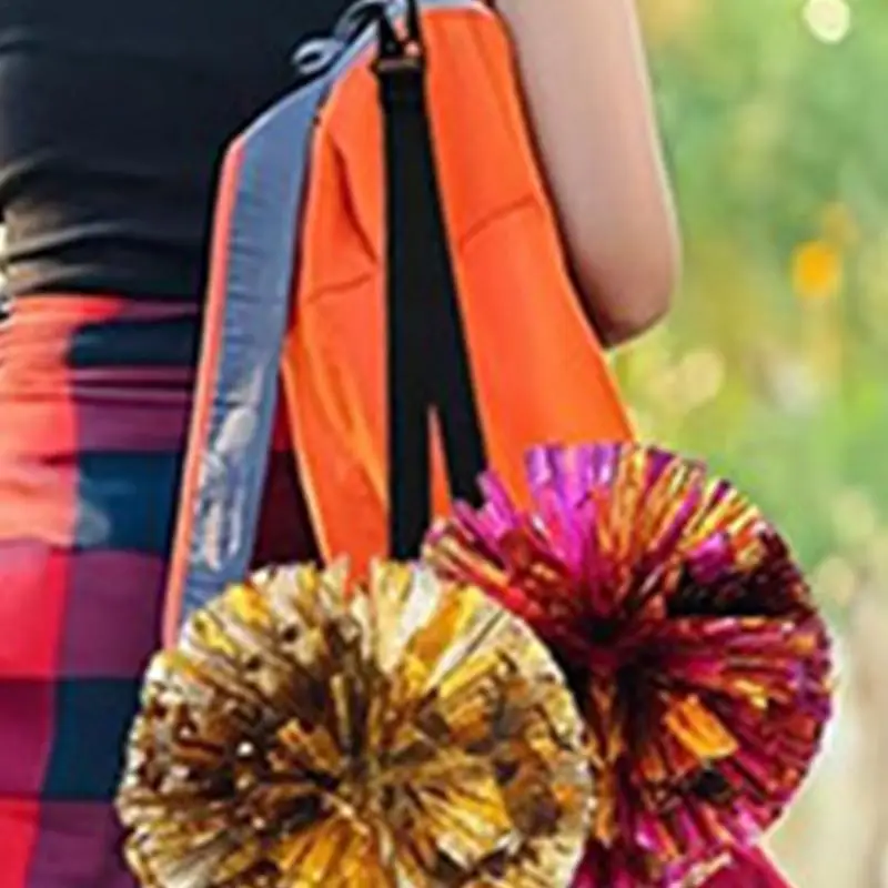 Pom Pom Holder For Backpack Cheer Nylon Cheer Bag Accessories Safe Cheer Gear Pom Holder Portable Bow Organizer For Children