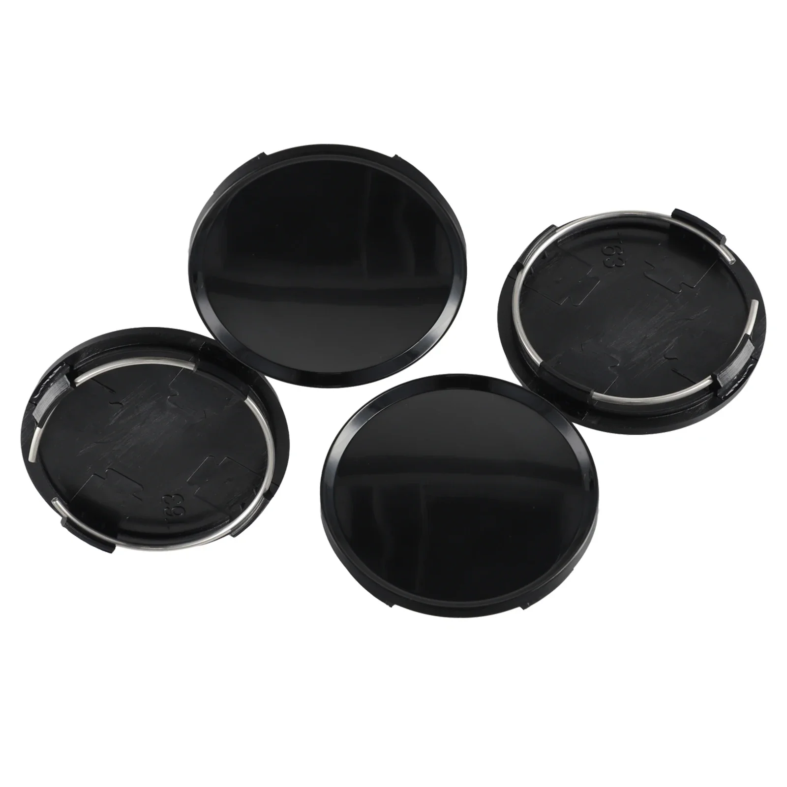 

4pcs Auto Wheel Center Cap 63mm Proof Stylish Wheel Hub Center Cap OZ Wheel Cover ABS Plastic Tires Accessories Car Truck Parts