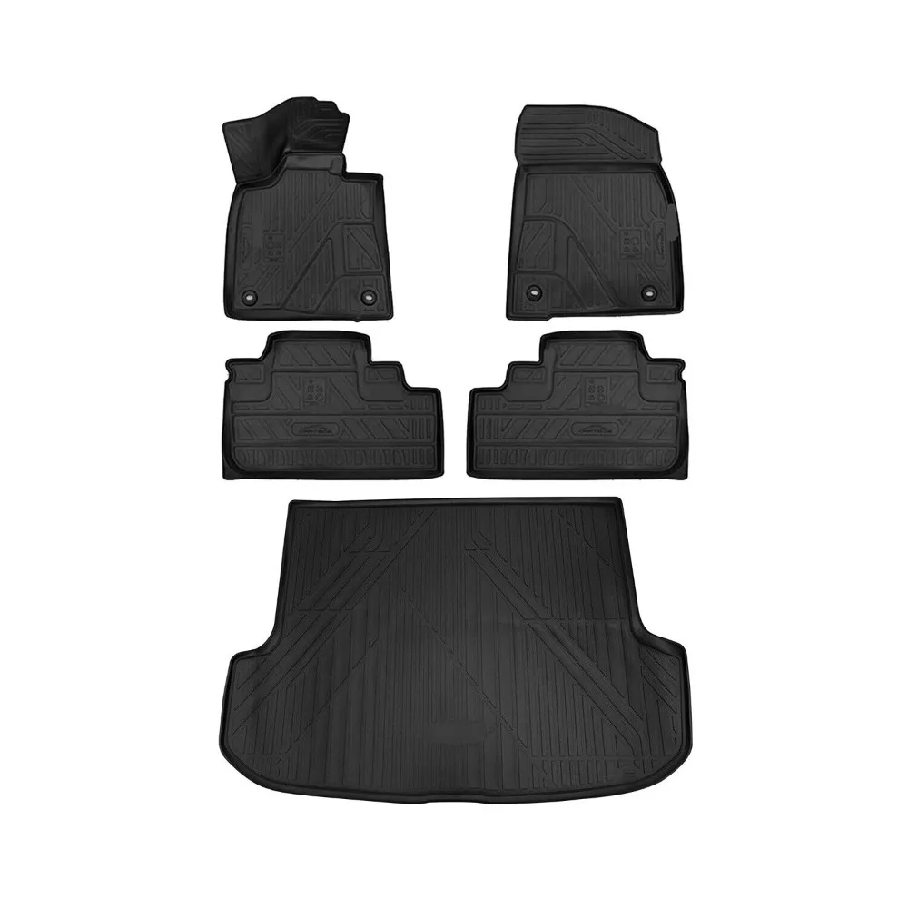 

Custom Floor Mats & Cargo Liners for Lexus RX350 2016-2022 Black 5 Pcs United States