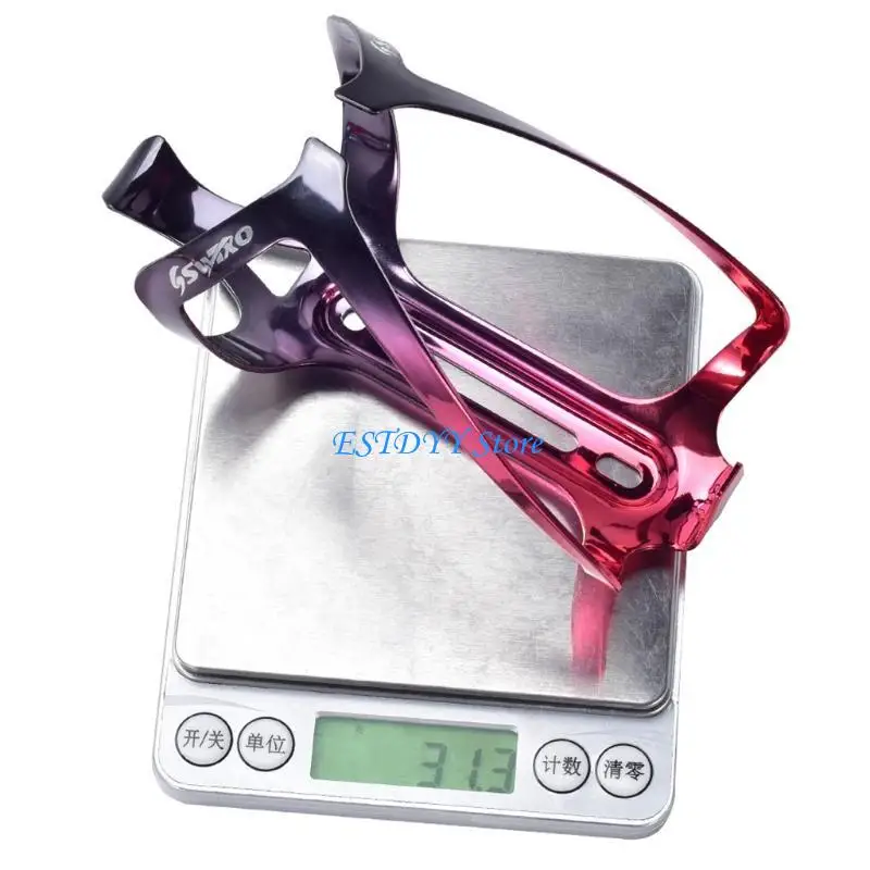 Gaiola água colorida para bicicleta, suporte para garrafa água, gaiolas