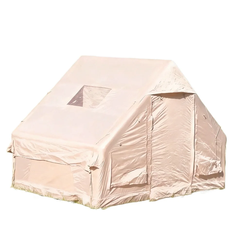 

Custom Luxury Four-season Double Layer Inflatable Canvas Cabin Tent with Quick Setup Waterproof & Portable for Outdoor Camping