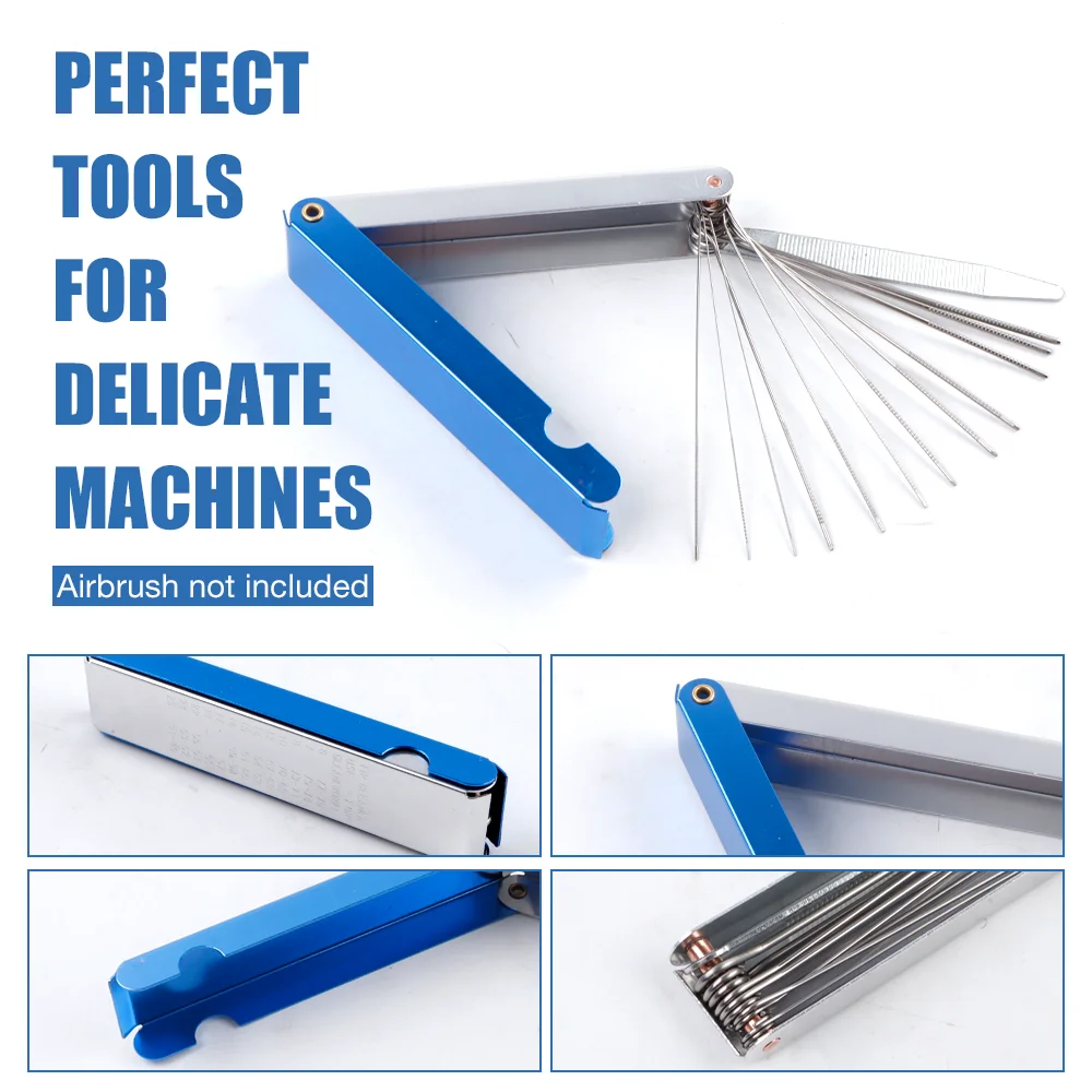 Zestaw do czyszczenia pistoletów lakierniczych 29 szt., szczotka czyszcząca ze stali nierdzewnej/igła czyszcząca/igła przelotowa/pilnik, zestaw szczotek czyszczących z nylonu do użytku domowego, narzędzia czyszczące