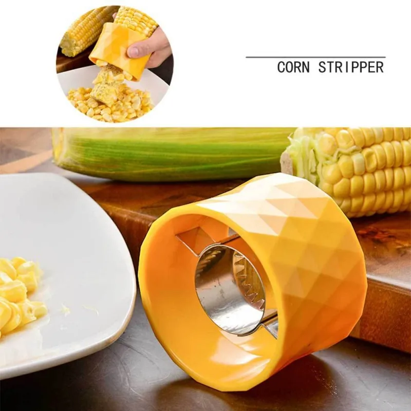 

1pc Corn Cob Stripper, Manual Corn Peeler,Stripping Remover Tool,Corn Kernel Separator,Kitchen Gadgets