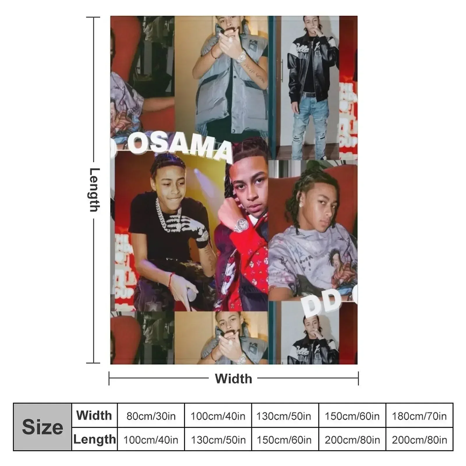 Dd osama Throw Blanket couch cozy soft plush fuzzy picnic outdoor blanket